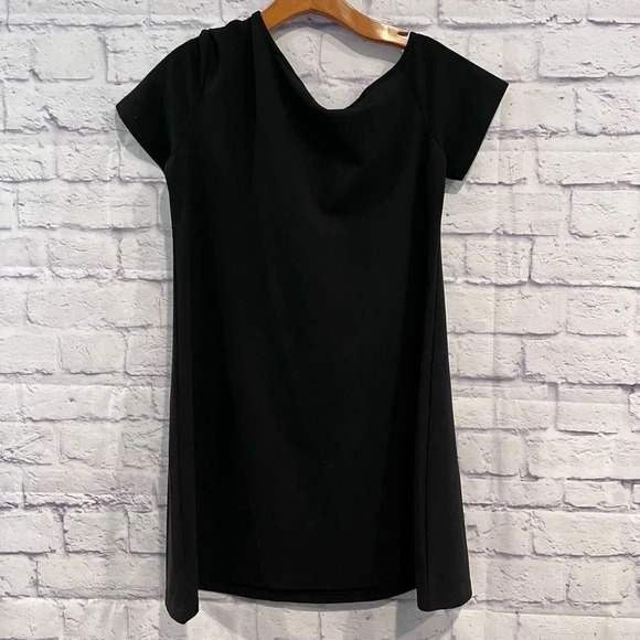 SHEIN Tie Floral Graphic Short Sleeve Shoulder Tee Dress Size S‎ - Picture 2 of 6